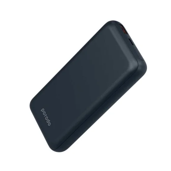 Porodo 20000Mah Aluminum Compact Power Bank Dual Output Charging